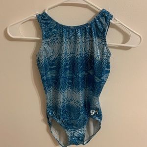 GK ELITE GYMNASTICS LEOTARD SNAKE PRINT AXS